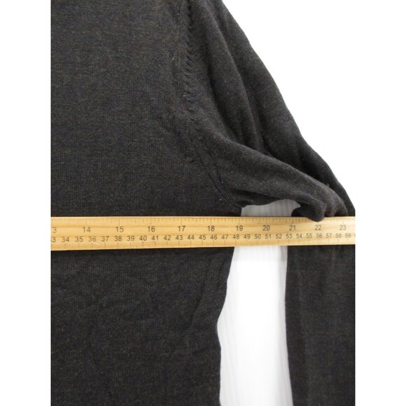 Coach Sweater Large Merino Wool Cardigan Classic Silver Buttons - Picture 5 of 10